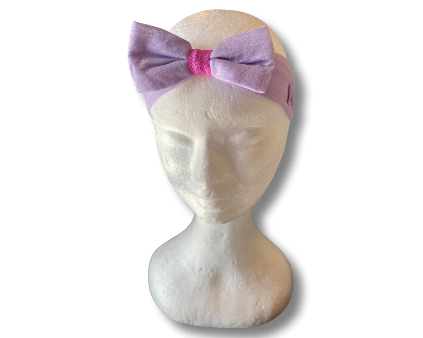 Baby Headband- Merino- Magnolia Mauve. 0-3M